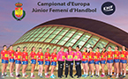 Cartell del Campionat d’Europa Junior Femení d'Handbol